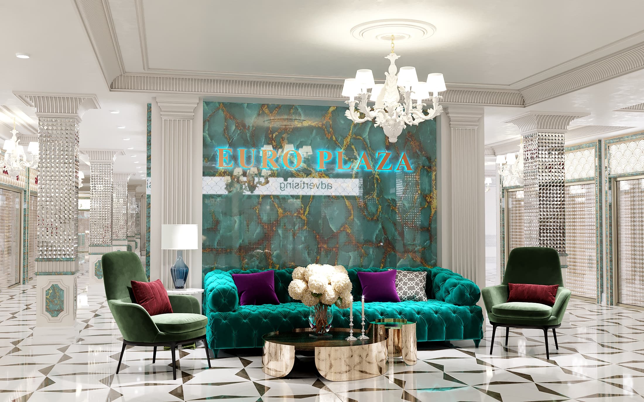 Интерьер ТЦ EVRO PLAZA